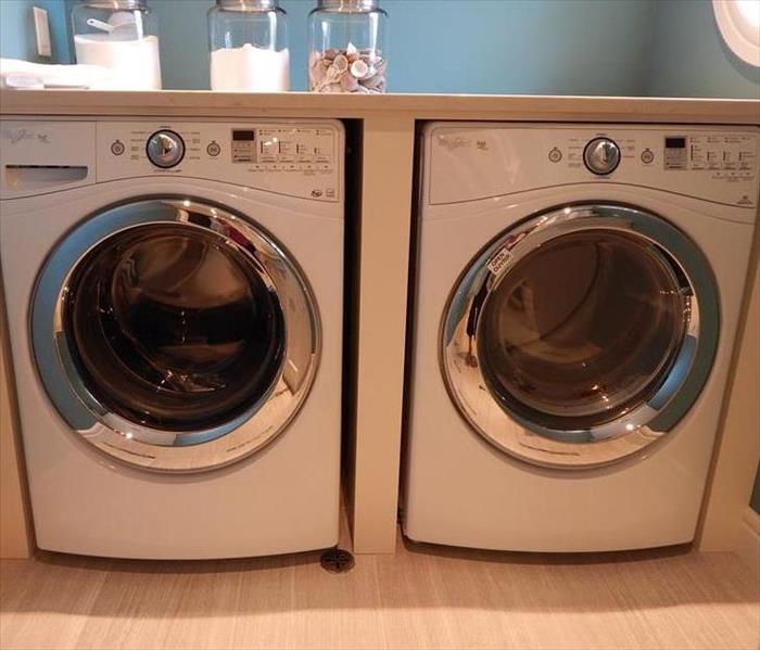 Washer and Dryer In A Laundry Room