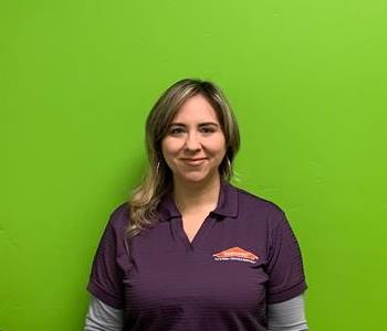 A picture of a female SERVPRO employee